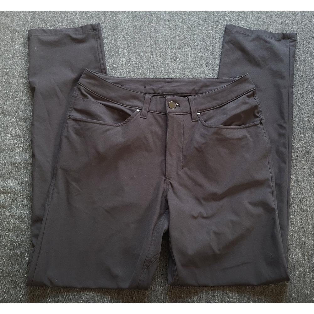 Lululemon Men's ABC Classic Fit Pant Warpstreme‎ LM5ADES Size 30" x 31" Black